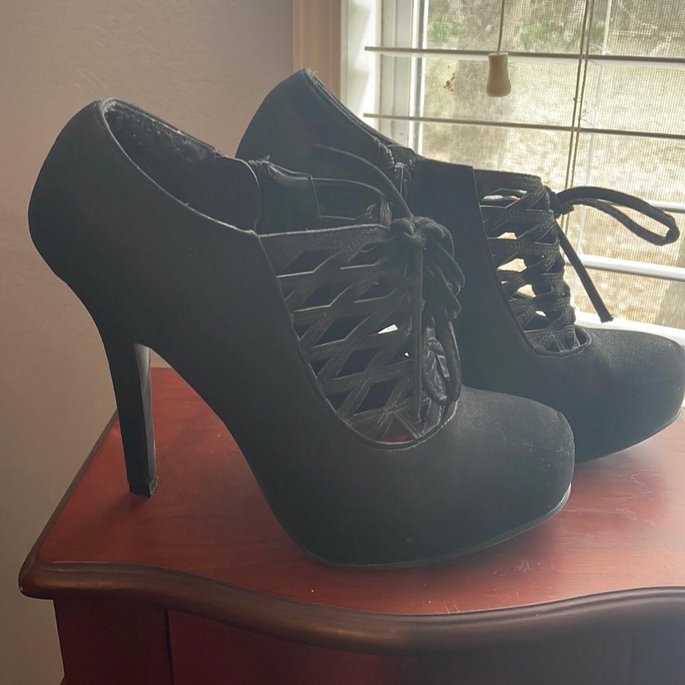 Lace heels